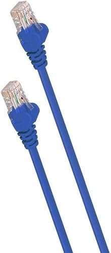 2M CAT5E MOULDED FLYLEAD - BLUE