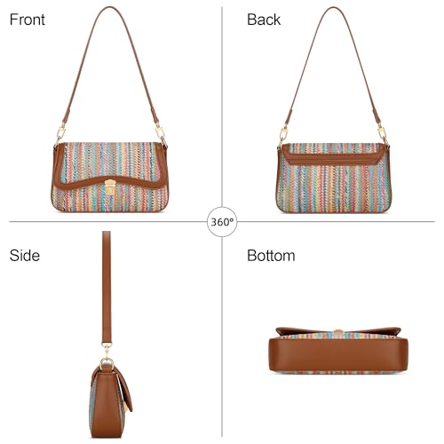 Image of KKXIU Small Shoulder Bag for Women Cute Hobo Handbags Mini Clutch Purses