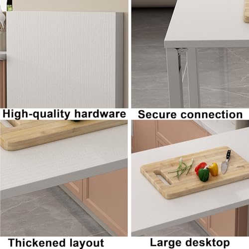 Mesa plegable de comedor para ganar espacio en cocinas y zonas de estudio LWX 6