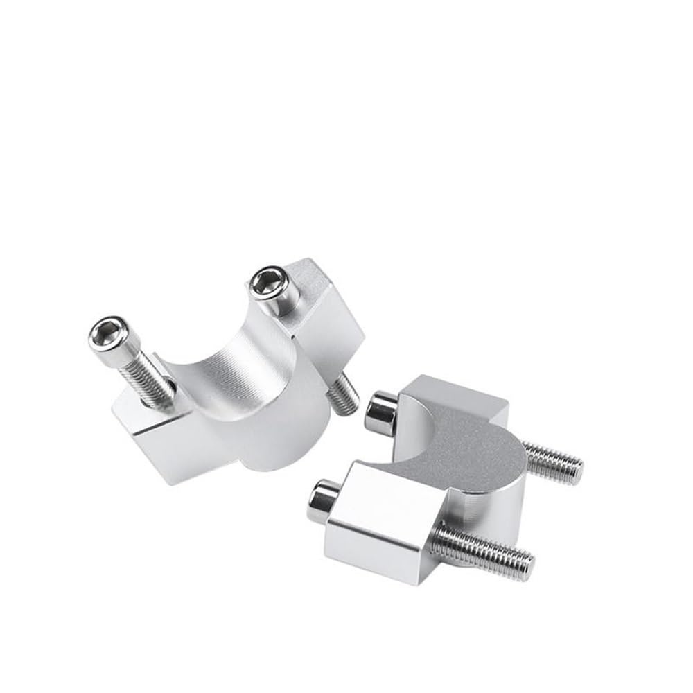 Guidon moto XADV 750 rehausseur argent pontet de guidon 25mm toutes années