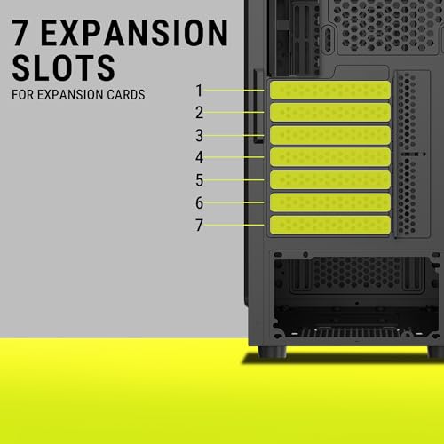 Image of Ant Value VM24 Computer Case /Gaming Cabinet - Black | Support ATX, M-ATX, ITX | Pre-Installed 1 ARGB Fan