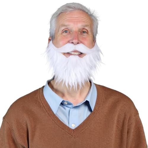 Honcloud Realistic Fake Beard with Adjustable Band