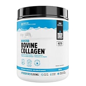 North Coast Naturals Boosted Bovine Collagen peptides – Grass Fed Certified – 500 g – Unflavoured