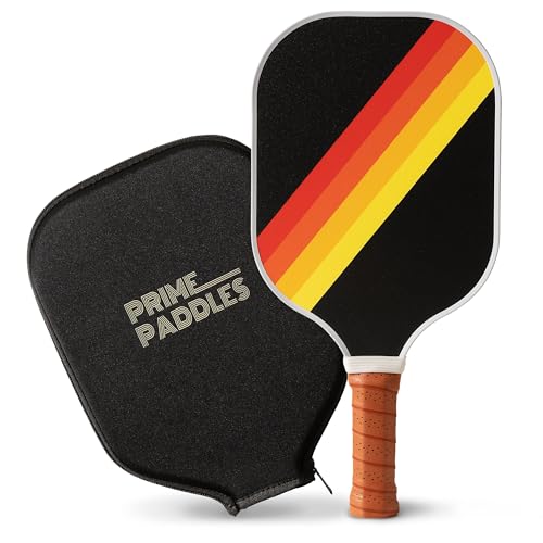 Pickleball Paddle, USA Pickleball Approved, High Performance Composite Graphite Surface, Polymer Honeycomb Core, Ultra Cushion Sweat-Proof Grip, Perfect for Beginner & Professional Players, Black