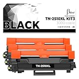 Betaink 3 Toner Compatibili TN2510XL TN-2510XL TN2510 con Brother DCP L2620DW L2627DWE L2627DWXL L2660DW L2665DW HL L2400DWE MFC L2800DW L2827DW L2827DWXL 2960DW versione da 3000 copie (con Chip)