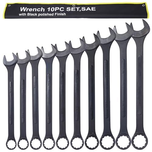 ZenithX SAE Jumbo Combination Wrench Set Extra Large,10 PC SAE Black-Oxide Jumbo Combo Wrench Set 1-5/16\" - 2\" with pouch - Thumbnail 5