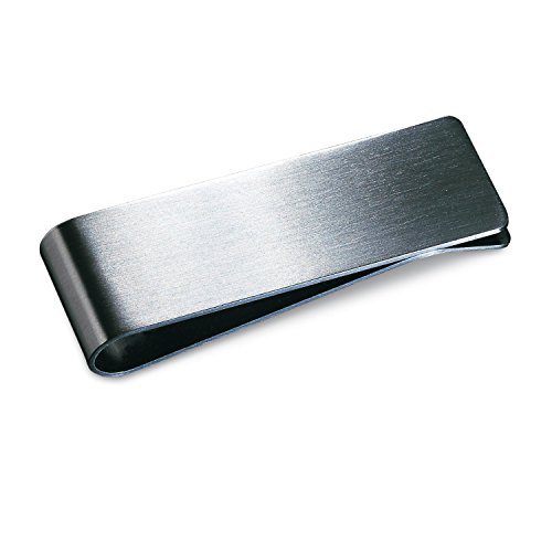 TOOGOO(R) Fermasoldi in acciaio inox opaco-argento...