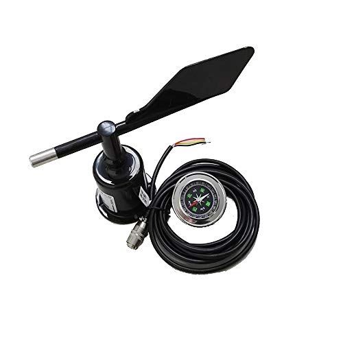 CALT Capteur de direction du vent 9-30 V CC 1-5 V analogique numérique avec sortie 0-360 - Anémomètre pour station météo de jardin Cover