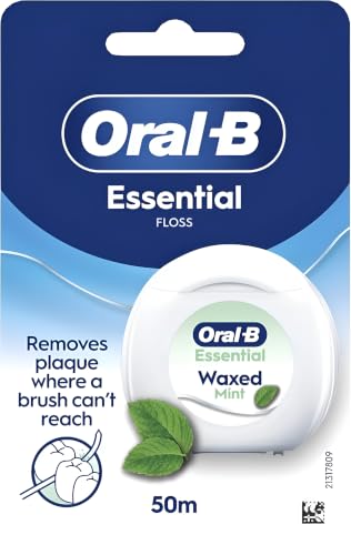 Oral-B Essential Floss, Waxed, Mint, 54 Yards (50 Meters) - Pack of 2 - image 1
