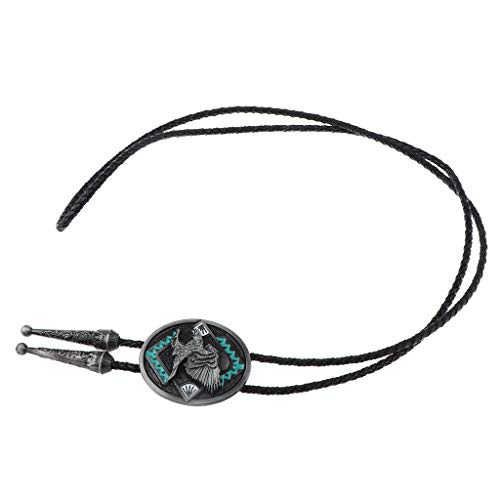 gazechimp Bolo De Couro Do Vintage Gravata Gravata Totem Ocidental
