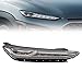 CHENDIAN For 2018 2019 2020 2021 Hyundai Kona Daytime Running Light - LED Daytime Running Lamp, Right Passenger Side, DRL Light Replacement, w/Bulbs, OEM 92208J9010(12V)