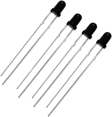 Miniatura 8 de 100 unids 0.118 in Rayo infrarrojo IR 850nm emisor LED diodo luces (transparente transparente lente redonda DC 1.4V-1.6V 20mA) iluminación bombillas