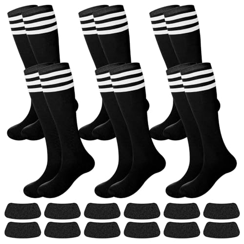 Image of Panitay 2 /12 /16 /24 Pairs Softball Soccer Socks Glitter Eye Black Stickers Team Spirit Accessories for Youth Women Sport Wear