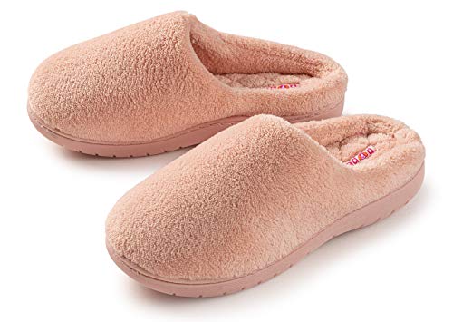 Pupeez Girls Classic Terry Clog Slippers Blush 4/5