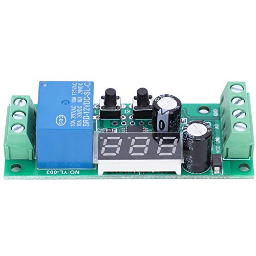 Module de détection de tension DC0-55V avec affichage numérique et relais de commutation - 5