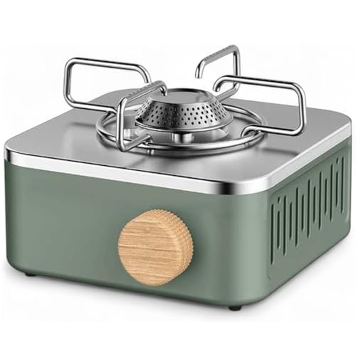 SWISS OUTDOOR Mini Gaskocher GK-1 – Kompakter Campingkocher Gas aus Metall mit Sicherheitsabschaltung, tragbarer Gaskocher für Camping, Vanlife, Wohnmobil, Outdoor & Notfall