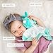 Pearhead Narwhal Security Blanket, Soft Baby Lovey for Babies, Snuggle Toy Stuffed Animal, Newborn Infant and Toddler Security Toy, Baby Boy or Baby Girl Lovie, New Baby Gift, Blue Whale Lovey