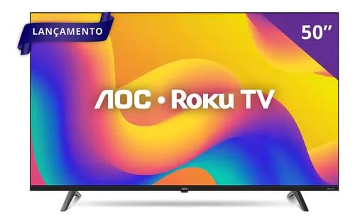 Top 10 TVs 4K até 3.000: Melhores Modelos em 2025 22 Smart TV 50" 4K UHD AOC Roku TV 50U7045/78G