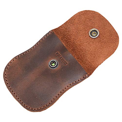 Esconda e beba, bolsa de couro/dinheiro/capa/carteira/suporte/organizador/acessórios, feito à mão inclui garantia de 101 anos: marrom