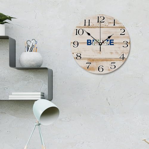 Horloge murale Belize 38cm rustique pour salon