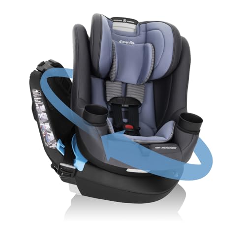 Evenflo REO by Revolve360 Rotating 2-in-1 Convertible Car Seat, 360 Degrees,...