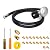 Anysigma 5FT Propane Conversion Kit with Hand-Drilled LP Orifices,Convert Natural Gas to Propane Gas (5FT Convert Hose+Spray Nozzle)