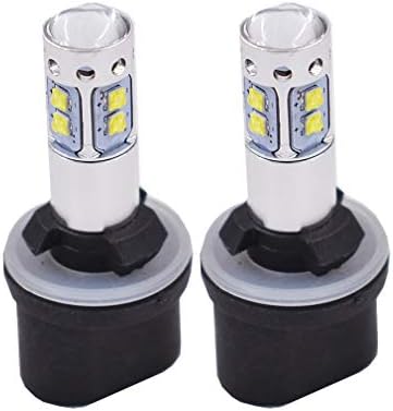 Amazon.com: 2-Piece 899 880 LED Fog Light Bulbs100W 6000K Super Bright ...