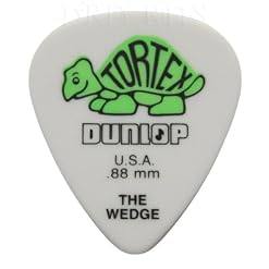 Dunlop pitch Wedge Lot de 12 médiators/plectres 0,88 mm Vert dans une boîte de rangement pratique - Les Beatles, Paul McCartney, John Lennon, RIngo Starr, George Harrison