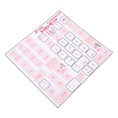 Pegatinas para teclado de PVC durable para 84-108 teclas miniatura 2