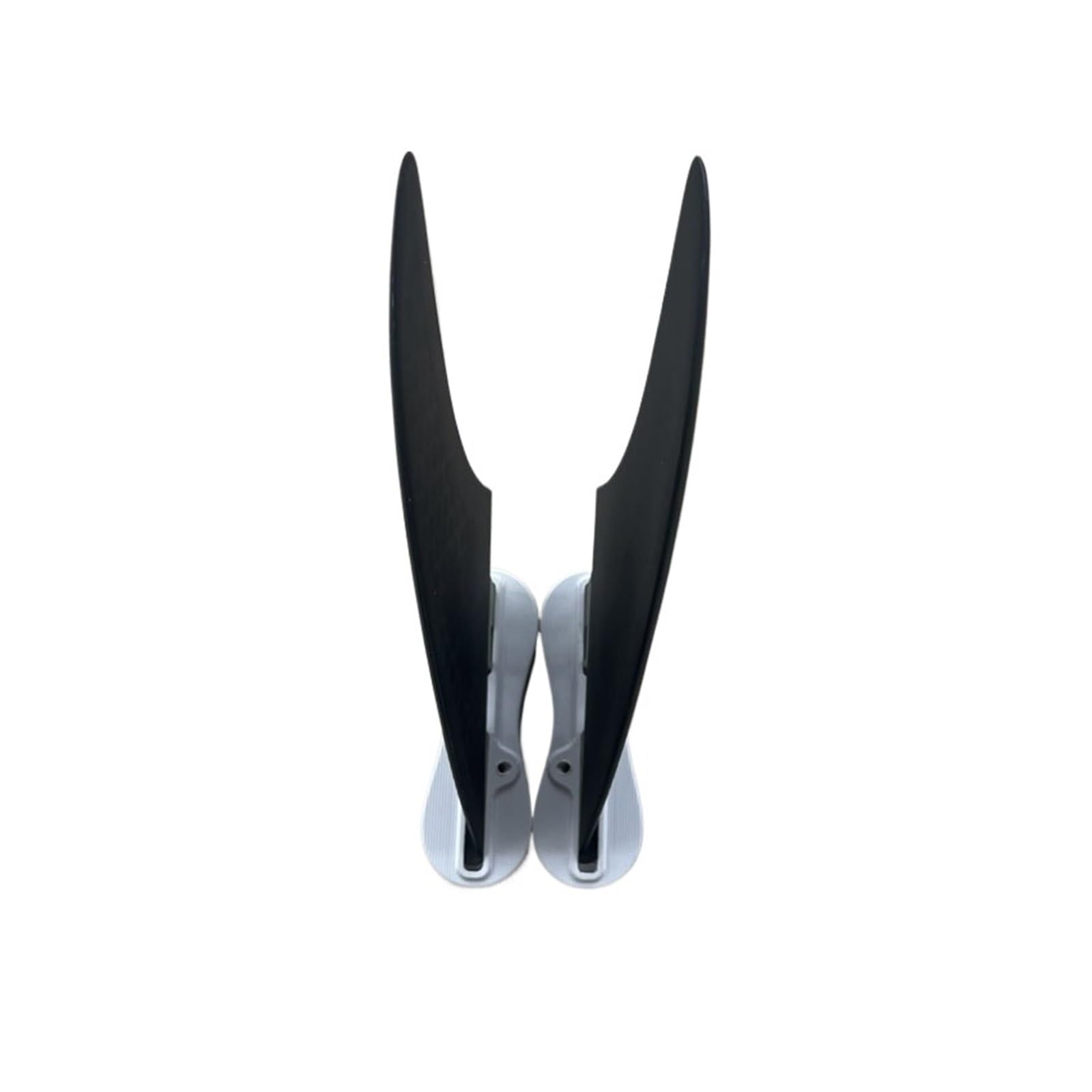 FCS II Black Surfboard Twin Fins Made By Fiberglass And Honeycomb