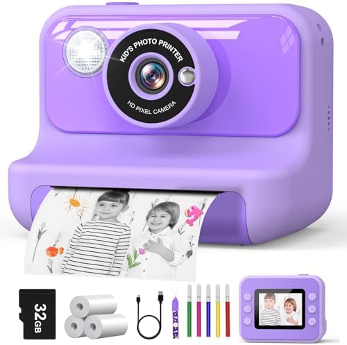 Macchina Fotografica Bambini Istantanea, Fotocamera - Foto 7