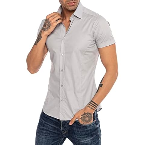 Camisa Casual Manga Corta Redbridge Hombre Cover
