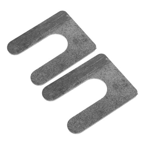 SOLUSTRE Car Lift Shim Plate 2pcs u Shaped Automotive Lift Pads Industrial Lift Shim Auto Lift Leveling Metal Leveling Shims