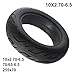 10 Inch 255x706. Solid Rubber Tire Replacement for Electric Scooter, 10x2.706. Non Pneumatic Flat Wheel, for Durable Black 70/656. Tyre