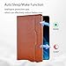 Vkooer Case for Samsung Galaxy Tab A7 10.4” Case 2022 2020(SM-T500/ T503/ T505/ T507/T509) PU Leather Folio Flip Cover Multi-Angle Viewing Smart Stand Cover with Pocket Auto Wake/Sleep - Brown