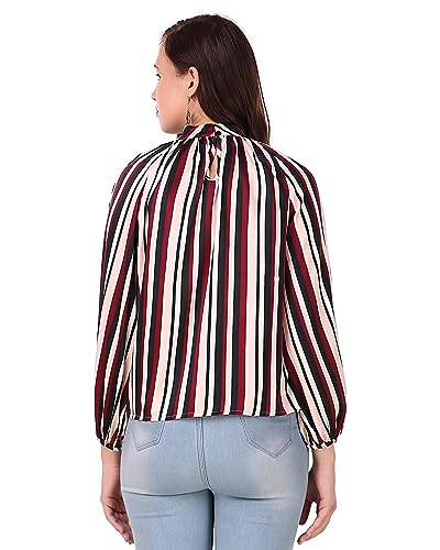 Image of BoheeWohee Women's Full Sleeves Casual Satin Top