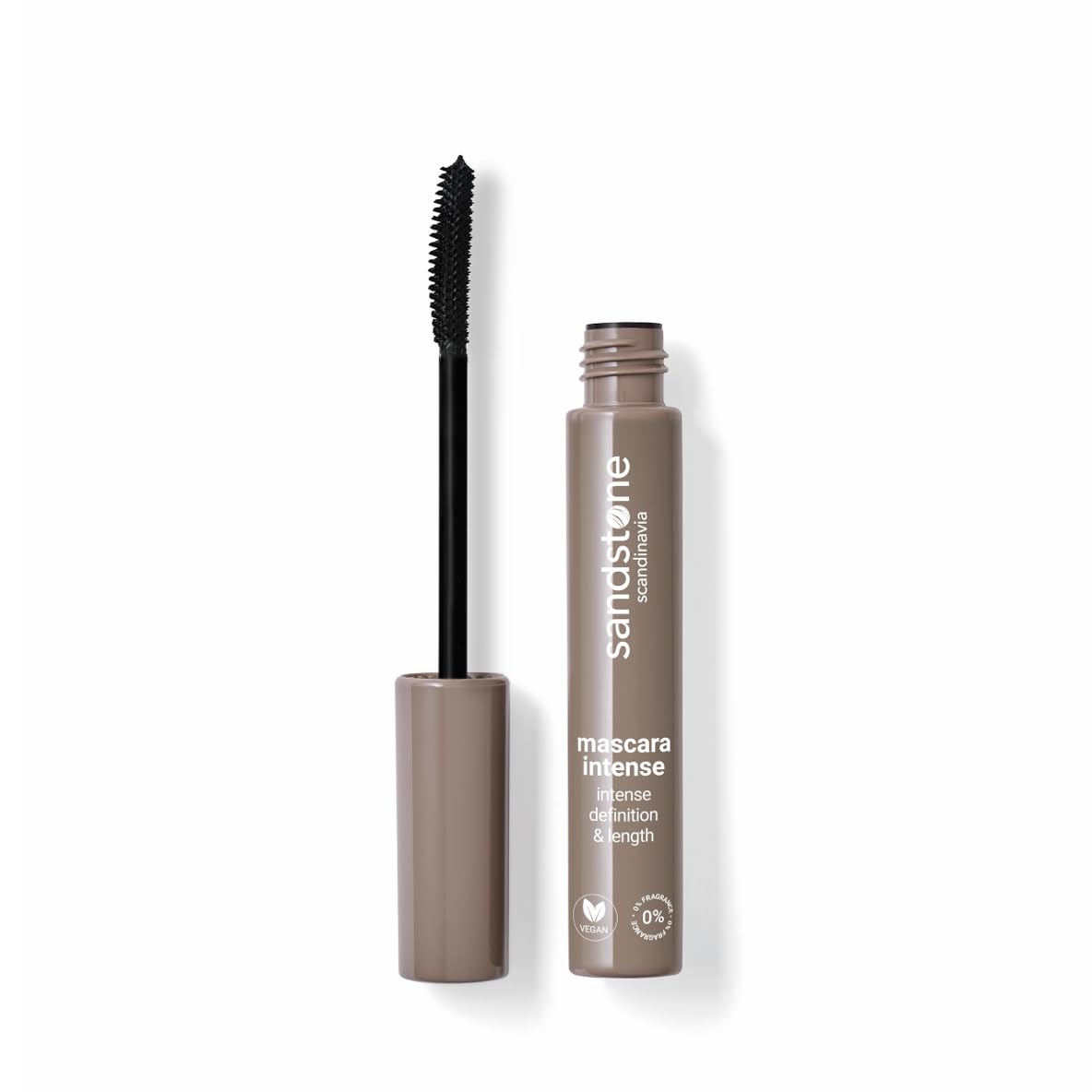 Sandstone Scandinavia Hypoallergenic Mascara for Sensitive Eyes (Brown) Brown 0.3 Fl Oz (Pack of 1)