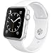 Apple 42mm Smart Watch - Silver Aluminum Case with White Sport Band (Retail Packaging)