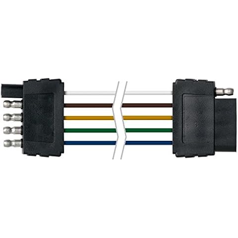 ANCOR Marine Grade Trailer Connector with Loop Wire Cover