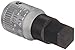 Stahlwille 01120008 INHEX Sockets #44k, Size 8mm, 1/4 inch Drive, High Performance Steel - Extremely Resilient, Chrome Plated Finish, Metric, Length 28mm, Weight 15g, Made in Germany