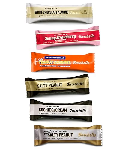 Barebells *12 barres protéinées New Mixed 55 g (boîte de 6 saveurs)