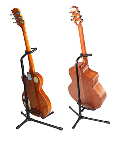 Guitar Stand - Adjustable Fit Electric, Classical Guitars and Bass, Guitar Accessories, Folding Guitar Stand - Thumbnail 6
