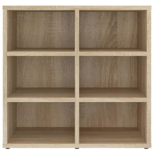 Zapatero Sonoma de madera con 6 compartimentos de 50 cm de alto 6