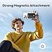 iWALK Magnetic Power Bank 10000mAh, 30W Wireless Portable Charger with Fast Charging USB-C Cable,Qi2 Certified 15W Battery Pack with LED Display for iPhone 16/16 Pro/15/14/13/12 Series, Samsung Galaxy