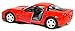 KiNSMART 2007 Corvette Z06 5inch 1:36 Scale 5 Inch Die Cast Metal Model American Muscle Toy Car. Pullback Action Red