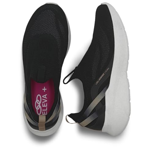 Tênis Olympikus Clima Feminino Original, Solado Eleva +, Cabedal Leve e Respirável, Detalhe Traseiro