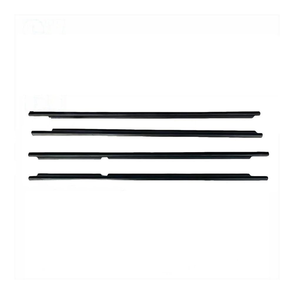 Car Seal Strip 4PCS Black Window Weatherstrips for Lexus for LX470 1998-2007 Side Door Glass Trim