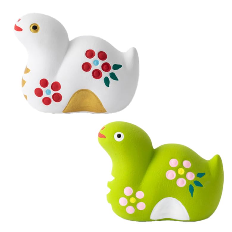 Amazon | 中川政七商店 招福干支みくじ2個セット 巳 白＆緑 2025 陶製