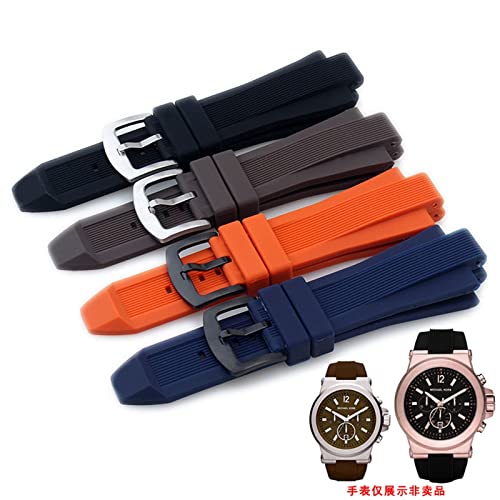 Bracelet silicone Michael Kors 29x13mm ajustement parfait convexe concave