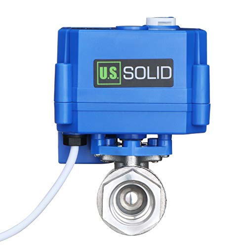 U.S. Solid Motorized Ball Valve- 1/2